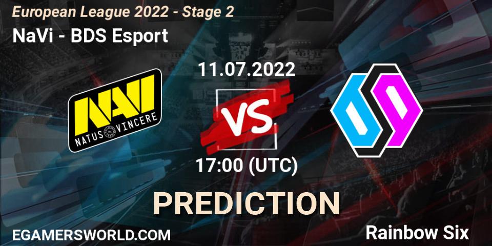 NaVi vs BDS Esport: Betting TIp, Match Prediction. 11.07.22. Rainbow Six, European League 2022 - Stage 2