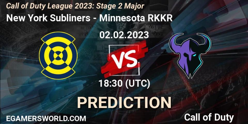 New York Subliners vs Minnesota RØKKR: Betting TIp, Match Prediction. 02.02.23. Call of Duty, Call of Duty League 2023: Stage 2 Major