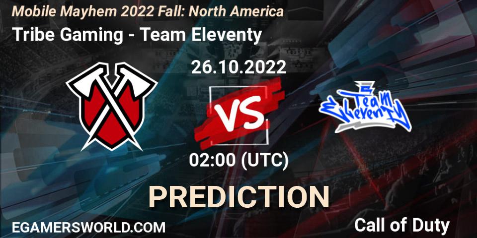 Tribe Gaming vs Team Eleventy: Betting TIp, Match Prediction. 26.10.22. Call of Duty, Mobile Mayhem 2022 Fall: North America