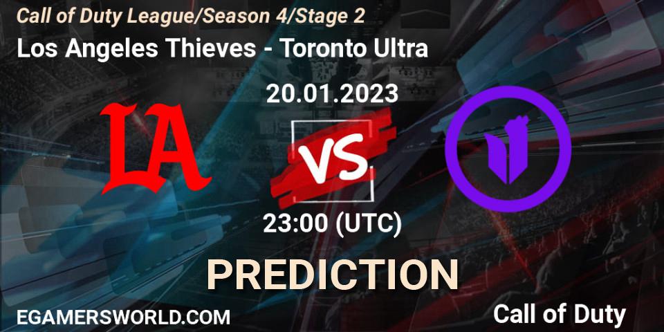 Los Angeles Thieves vs Toronto Ultra: Betting TIp, Match Prediction. 20.01.23. Call of Duty, Call of Duty League 2023: Stage 2 Major Qualifiers